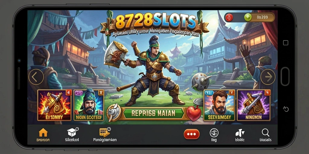 Screenshot utama 8728SLOTS menampilkan antarmuka pengguna yang intuitif dan fitur canggih.