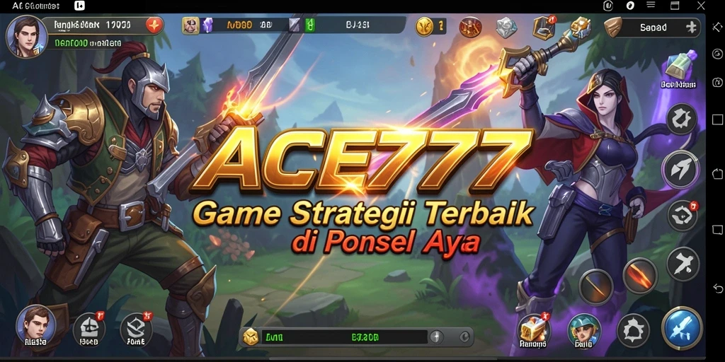 Tampilan gameplay menegangkan dan strategi yang mendalam.