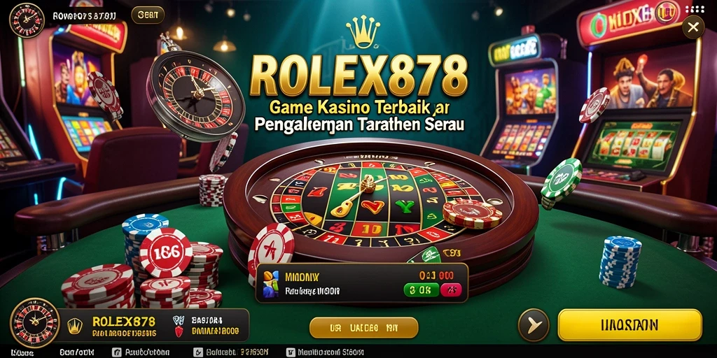Tampilan menarik dari gameplay Kasino di ROLEX878.