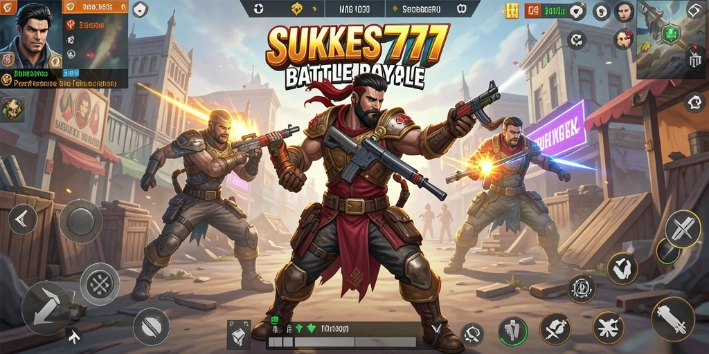 Screenshot gameplay menegangkan di SUKSES777 saat pertarungan berlangsung.